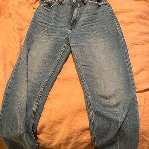 Abercrombie ankle straight ultra high rise jeans